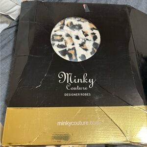 Minky Couture Leopard Print Designer Robe